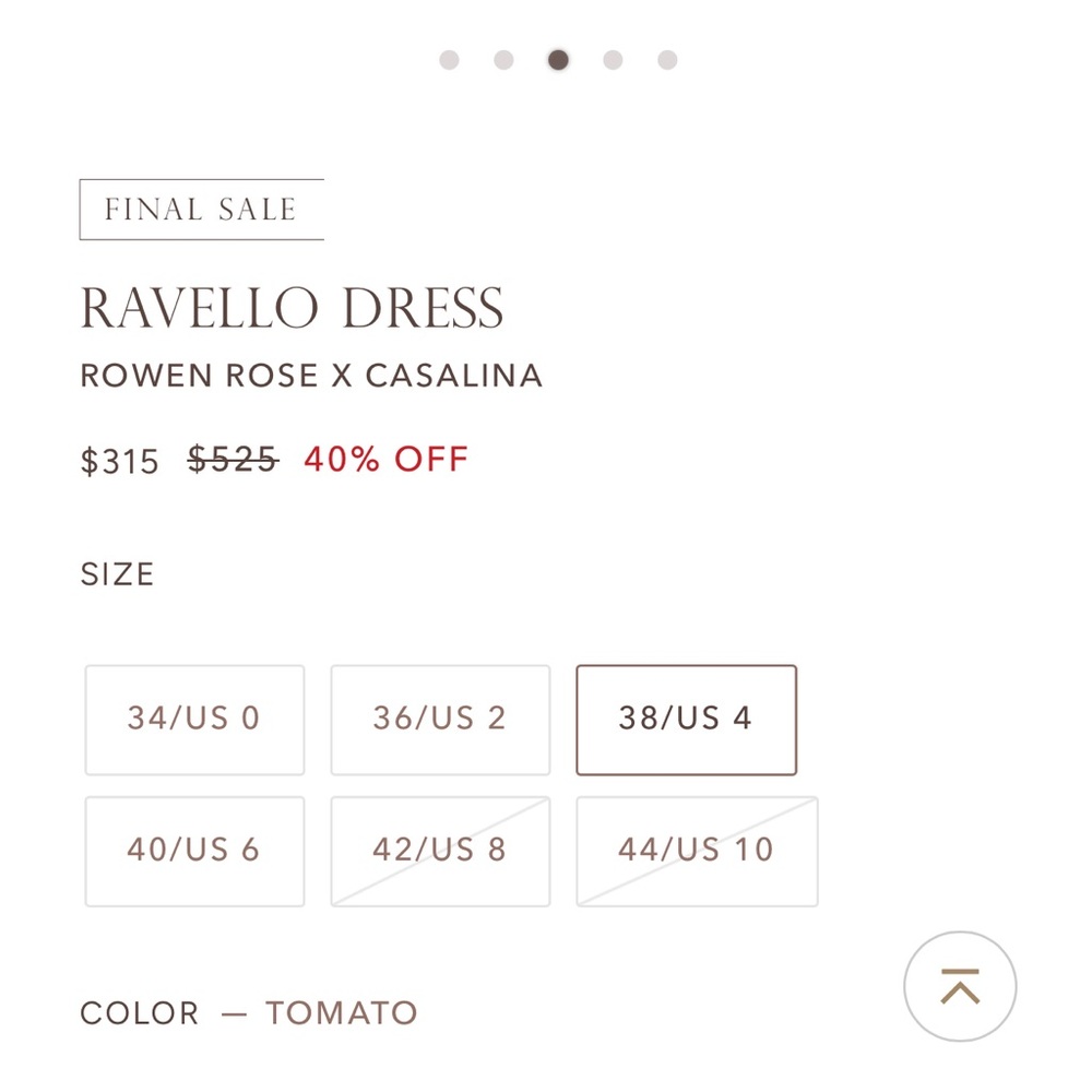 RAVELLO DRESS - ROWEN ROSE X CASALINA - Picture 4 of 5